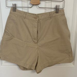 High Waisted Tan Shorts